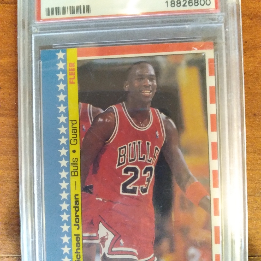 Michael Jordan baseball card